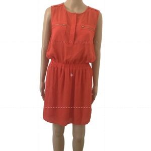 Ovi Dress Women’s Size Medium, Orange color,  Above Knee sleeveless